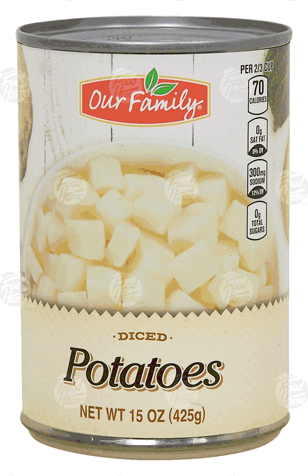 Our Family  diced potatoes Full-Size Picture